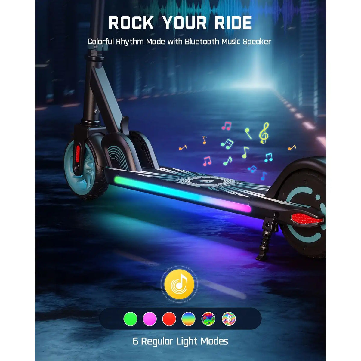 FanttikRide C9 Apex Electric Scooter for Kids Blue