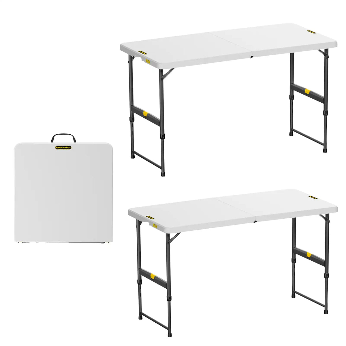 FanttikOutdoor Zeta X4 Pro 4ft Folding Table (2-Pack)